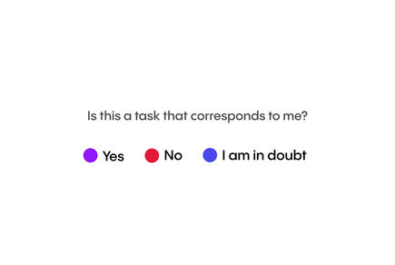 Is this a task that corresponds to me?